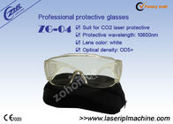 OD 5+ पारदर्शी 10600nm CO2 लेज़र सुरक्षा चश्मा