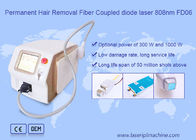 स्थायी डायोड लेजर बालों को हटाने की मशीन फाइबर युग्मित 808nm 600w पावर