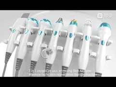 CV08 मैजिक मिरर मॉनिटरिंग 7IN1 आरएफ एक्वा फेशियल मशीन