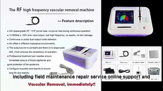 चेहरे को ऊपर उठाने के लिए 35W वैस्कुलर रिमूवल आरएफ सौंदर्य उपकरण