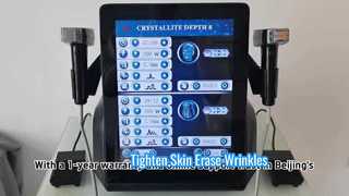 2 इन 1 त्वचा कायाकल्प चेहरे का उठाना विरोधी झुर्रियों Microneedling आरएफ मशीन