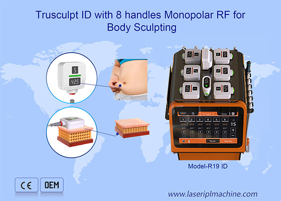 CE Rf ब्यूटी इक्विपमेंट 2mhz फैट रिडक्शन पोर्टेबल ट्रूस्कल्प्ट Id