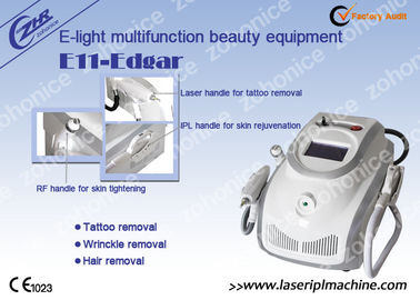 पोर्टेबल Elight IPL RF चिकनी झुर्रियां सौंदर्य मशीन 4 फिल्टर हैंडल के साथ