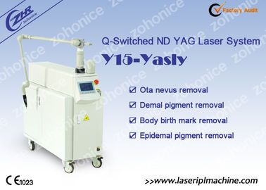 Q स्विच किया गया Nd Yag 1064nm 532nm 755nm पिको दूसरा लेजर टैटू हटाने की मशीन