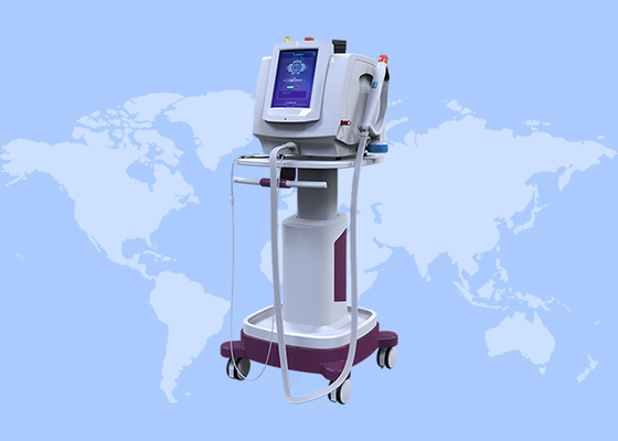 पोर्टेबल 40.68MHz द्विध्रुवीय आरएफ फेस लिफ्ट झुर्रियों को कम करने वाली त्वचा कसने की मशीन