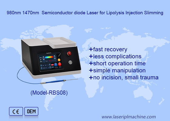 980nm 1470nm सेमीकंडक्टर डायोड लेजर लिपोलिसिस इंजेक्शन स्लिमिंग के लिए