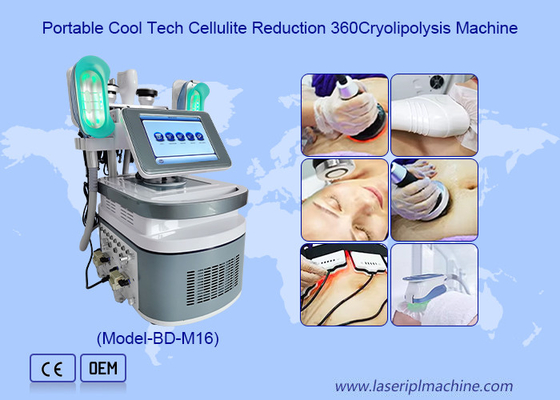 40K कैविटेशन और आरएफ त्वचा कसने पोर्टेबल 360Cryo वसा फ्रीजिंग मशीन