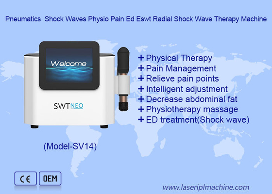 दर्द निवारण शरीर से बाहर फिजियो-pneumatic Shockwave Therapy उपकरण