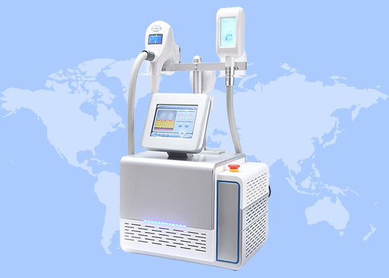 पोर्टेबल क्रायोलिपोलिसिस वैक्यूम आरएफ 3IN1 सेल्युलाईट हटाने शरीर स्लिमिंग मशीन