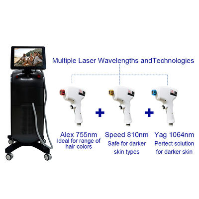 माइक्रो चैनल 4D 1600w 808 डायोड लेजर हेयर रिमूवल मशीन Y9 प्रो