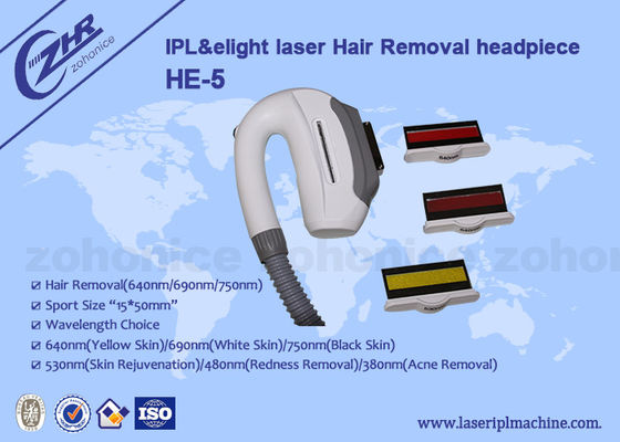 अच्छी कीमत IPL &  E - Light Hair Removal Laser Handle Piece Big Spot Size 15*50mm ऑनलाइन