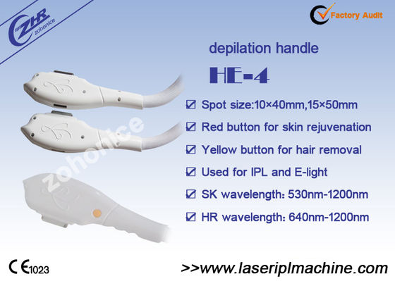 अच्छी कीमत 10×40mm E-Light Handle for hair removal / skin rejuvenation handle ऑनलाइन