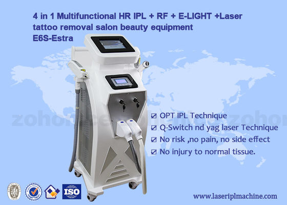 अच्छी कीमत Multifunction 4 in 1 Tattoo Removal Hair Removal Elight IPL RF ND Yag Laser Machine ऑनलाइन