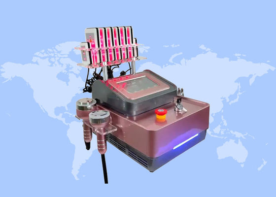 अच्छी कीमत 6in1 आरएफ अल्ट्रासोनिक कैविटेशन बॉडी स्लिमिंग मशीन त्वचा सख्त चेहरा उठाना 40k 80k ऑनलाइन