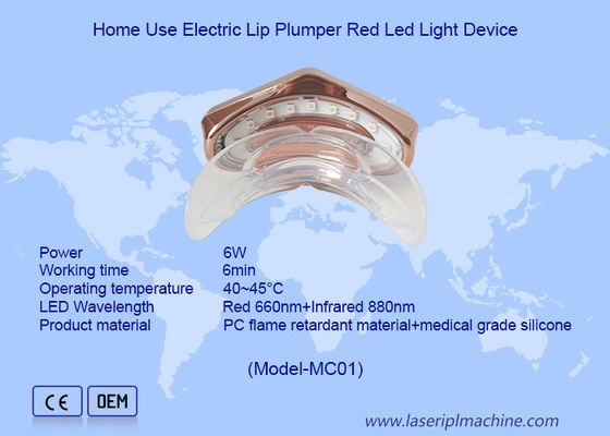 अच्छी कीमत मिनी टाइप एलईडी रेड लाइट थेरेपी डिवाइस यूएसबी चार्जिंग सिलिकॉन होंठ देखभाल ऑनलाइन