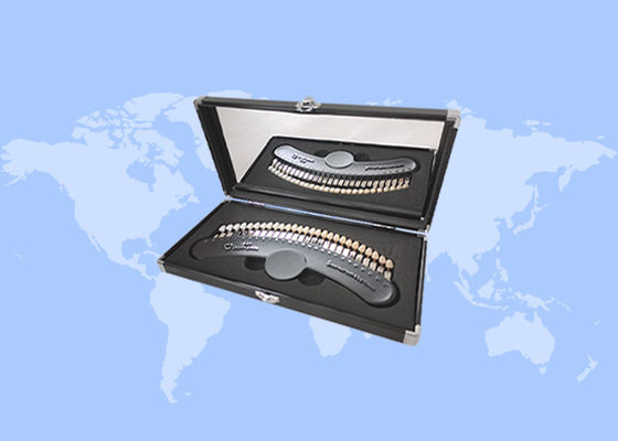 अच्छी कीमत थ्रीडी शेड गाइड 27 रंगों का तुलनाकर्ता दांतों का ब्लीचिंग शेड चार्ट ऑनलाइन