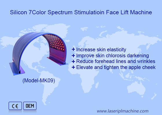 अच्छी कीमत 7 रंग स्पेक्ट्रम त्वचा सफेद लचीला सिलिकॉन एलईडी प्रकाश मशीन ऑनलाइन