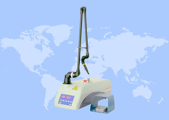 अच्छी कीमत निशान हटाने और वर्णक हटाने के लिए 15W सर्जिकल CO2 लेजर मशीन ऑनलाइन