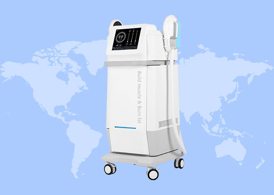 अच्छी कीमत 2हैंडल्स आरएफ ईएमएस शरीर स्लिमिंग गहरी मांसपेशियों उत्तेजित HI EMT मशीन ऑनलाइन
