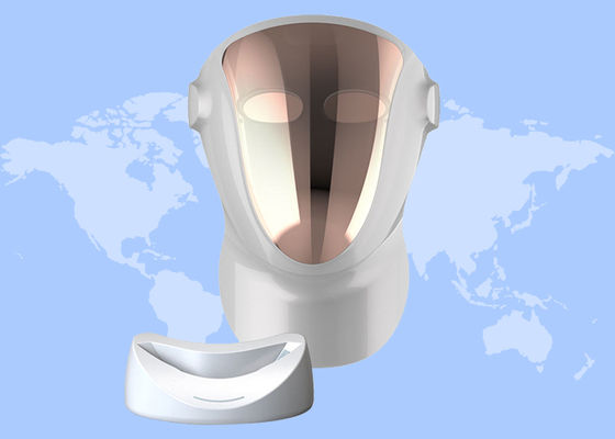 अच्छी कीमत उच्च गुणवत्ता वाला रोज़ गोल्ड कलर एलईडी लाइट थेरेपी फेशियल और नेक ब्यूटी मशीन ऑनलाइन