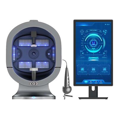 21.5 इंच 3 कैमरे हेयर फॉलिकल्स स्कैल्प स्कैनर डिटेक्टर फेशियल स्किन एनालाइजर मशीन