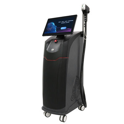 अच्छी कीमत 500W-1600W सभी त्वचा रंग के लिए 4 तरंग दैर्ध्य 808nm डायोड लेजर बाल हटाने की मशीन ऑनलाइन