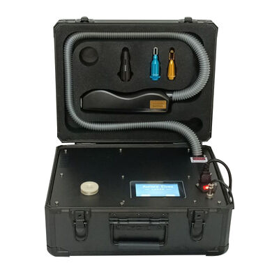 Q स्विच एनडी याग लेजर मशीन कार्बन छीलने के लिए छाल हटाने टैटू हटाने के लिए