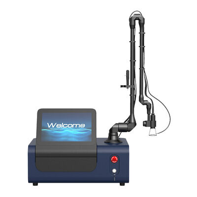 अच्छी कीमत पल्स स्टैकिंग टेक्नोलॉजी 4 वर्किंग हेड्स एंटी एजिंग 10600nm फ्रैक्शनल Co2 लेजर मशीन ऑनलाइन