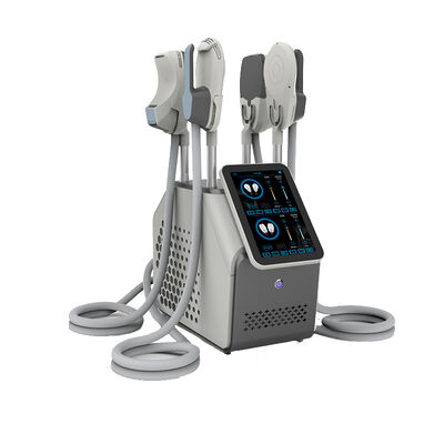 गैर आक्रामक 4 हैंडल Hi Emt शरीर स्लिमिंग वसा बर्नर Rf Ems मांसपेशियों मूर्तिकला मशीन