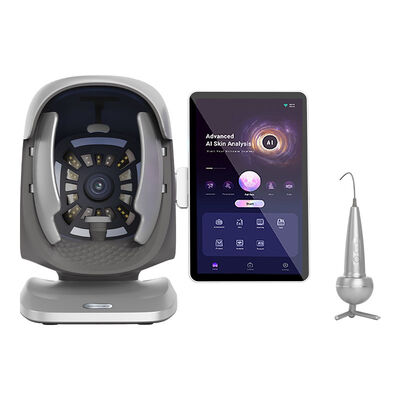 अच्छी कीमत 9 स्पेक्ट्रम 3डी एआई फेशियल स्किन मॉनिटर माइक्रो नमी डिटेक्टर स्किन एनालाइजर मशीन ऑनलाइन