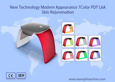 चेहरे की लिफ्टिंग त्वचा कायाकल्प एलईडी लाइट डिवाइस के लिए 7 रंग पीडीटी फोटॉन थेरेपी