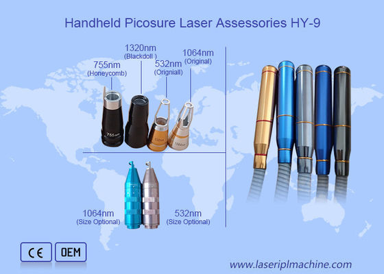 अच्छी कीमत Nd Yag सिकुड़ने छिद्र 532nm 1032nm टैटू हटाने हैंडल सहायक उपकरण HY-9 ऑनलाइन
