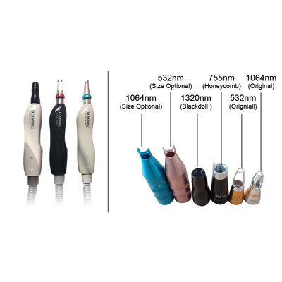 अच्छी कीमत 1064 532 1320 755nm त्वचा कायाकल्प Q स्विच किया गया Nd Yag लेजर हैंडल ऑनलाइन