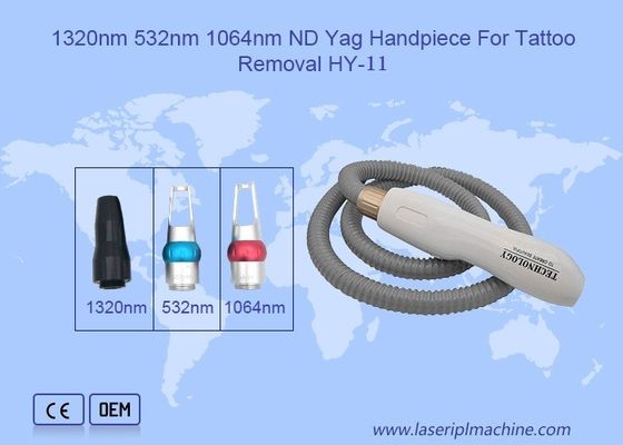 अच्छी कीमत हैंडहेल्ड टैटू रिमूवल 1320nm 532nm 1064nm Nd Yag लेजर हैंडपीस ऑनलाइन