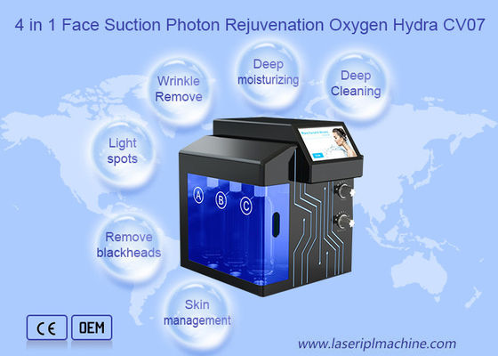 अच्छी कीमत 4 इन 1 फेस सक्शन फोटॉन कायाकल्प ऑक्सीजन फेसिअल व्हाइटनिंग ऑनलाइन