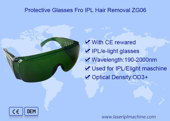 Q स्विच आईपीएल हेयर रिमूवल OD3 लेजर हेयर रिमूवल सेफ्टी ग्लासेस