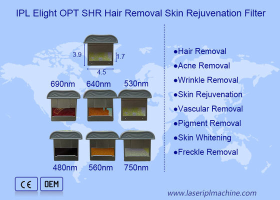 अच्छी कीमत 430-1000nm आईपीएल मशीन स्पेयर पार्ट्स विभिन्न बैंड फ़िल्टर ऑनलाइन