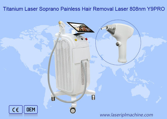 सैलून के लिए 808nm डायोड लेजर हेयर रिमूवल मशीन 2000W