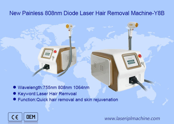 क्लिनिक उपयोग के लिए नई दर्द रहित 808nm डायोड लेजर बालों को हटाने की मशीन